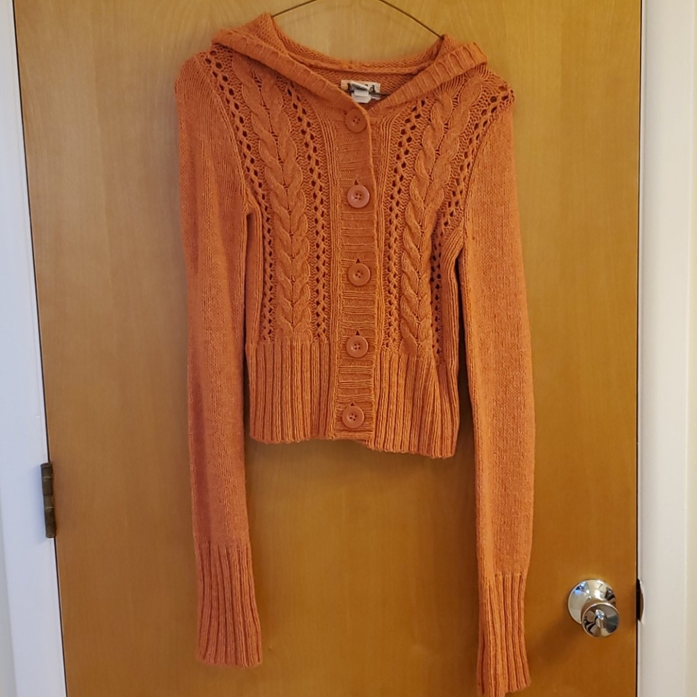 Cropped burnt orange top